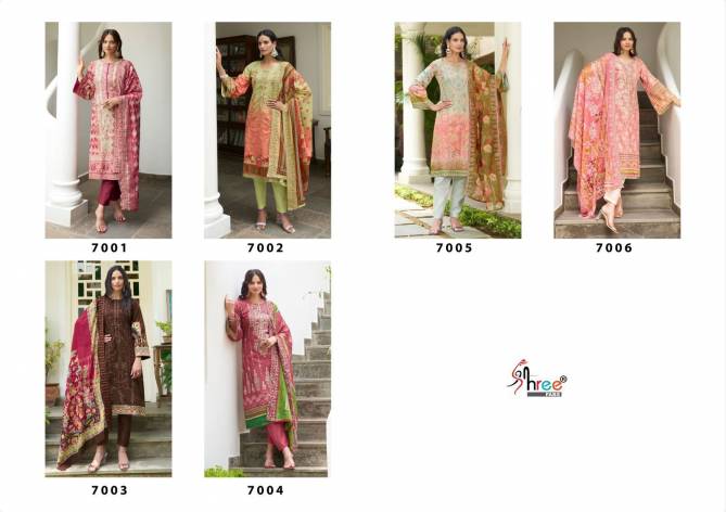Bin Saheed Lawn Collection 7 Pure Lawn Pakistani Dress Material